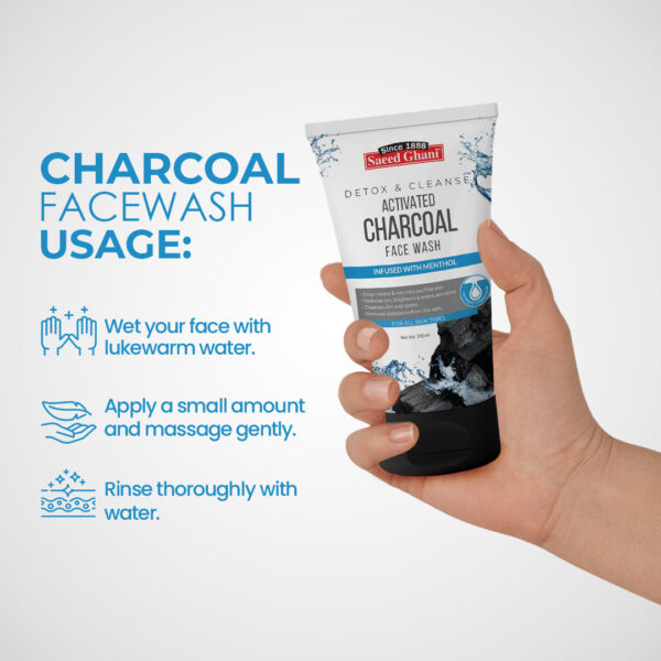 Activated Charcoal Detox & Cleanse Face Wash - Image 4
