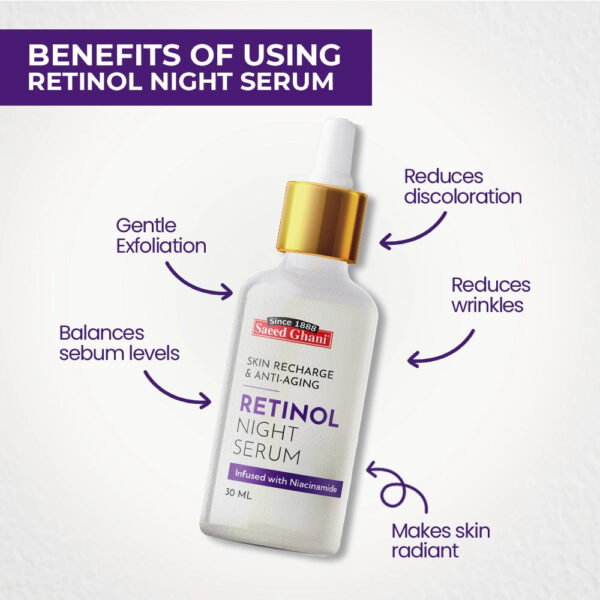 Retinol Skin Recharge & Anti-Aging Night Serum - Image 2