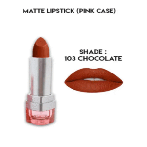 Glamorous Face Matte Lipstick Pink Case Vitamin E & Aloe Vera Extracts
