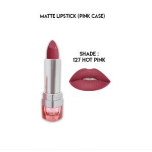 Glamorous Face Matte Lipstick Pink Case Vitamin E & Aloe Vera Extracts