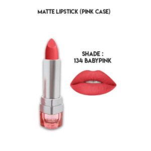 Glamorous Face Matte Lipstick Pink Case Vitamin E & Aloe Vera Extracts