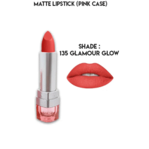 Glamorous Face Matte Lipstick Pink Case Vitamin E & Aloe Vera Extracts