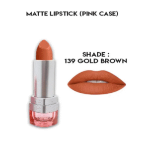 Glamorous Face Matte Lipstick Pink Case Vitamin E & Aloe Vera Extracts