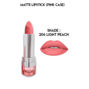 Glamorous Face Matte Lipstick Pink Case Vitamin E & Aloe Vera Extracts